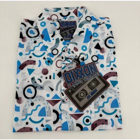 Dixxon Flannel Co Party Button Up Shirts, New Wave, Men's Size 2XL, NWT - Picture 3 of 6